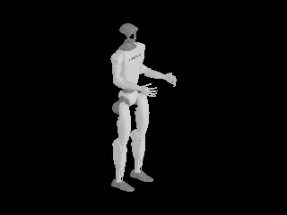 Unitree G1 (23 DOF) simulation asset
